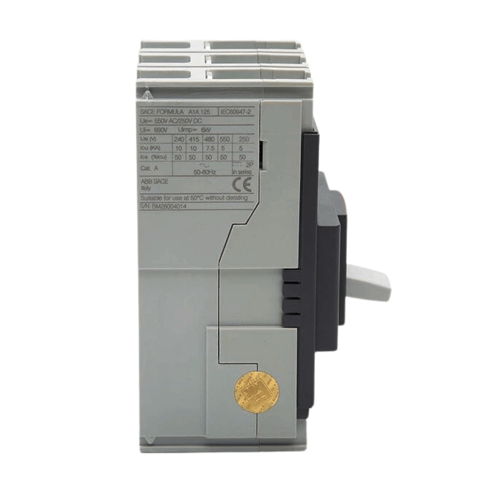 โมลเคสเซอร์กิตเบรกเกอร์ 50 แอมป์ 3 โพล (18KA) ABB MCCB A1B 125 TMF